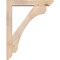 Ekena Millwork Legacy Slat Smooth Bracket w/ Offset Brace, Douglas Fir, 5 1/2"W x 30"D x 38"H BKT0604X30X38LEC06SDF - alternate 3